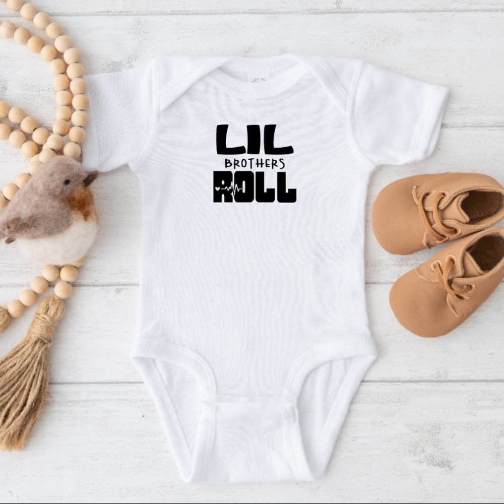Little Brothers Roll Infant Bodysuit